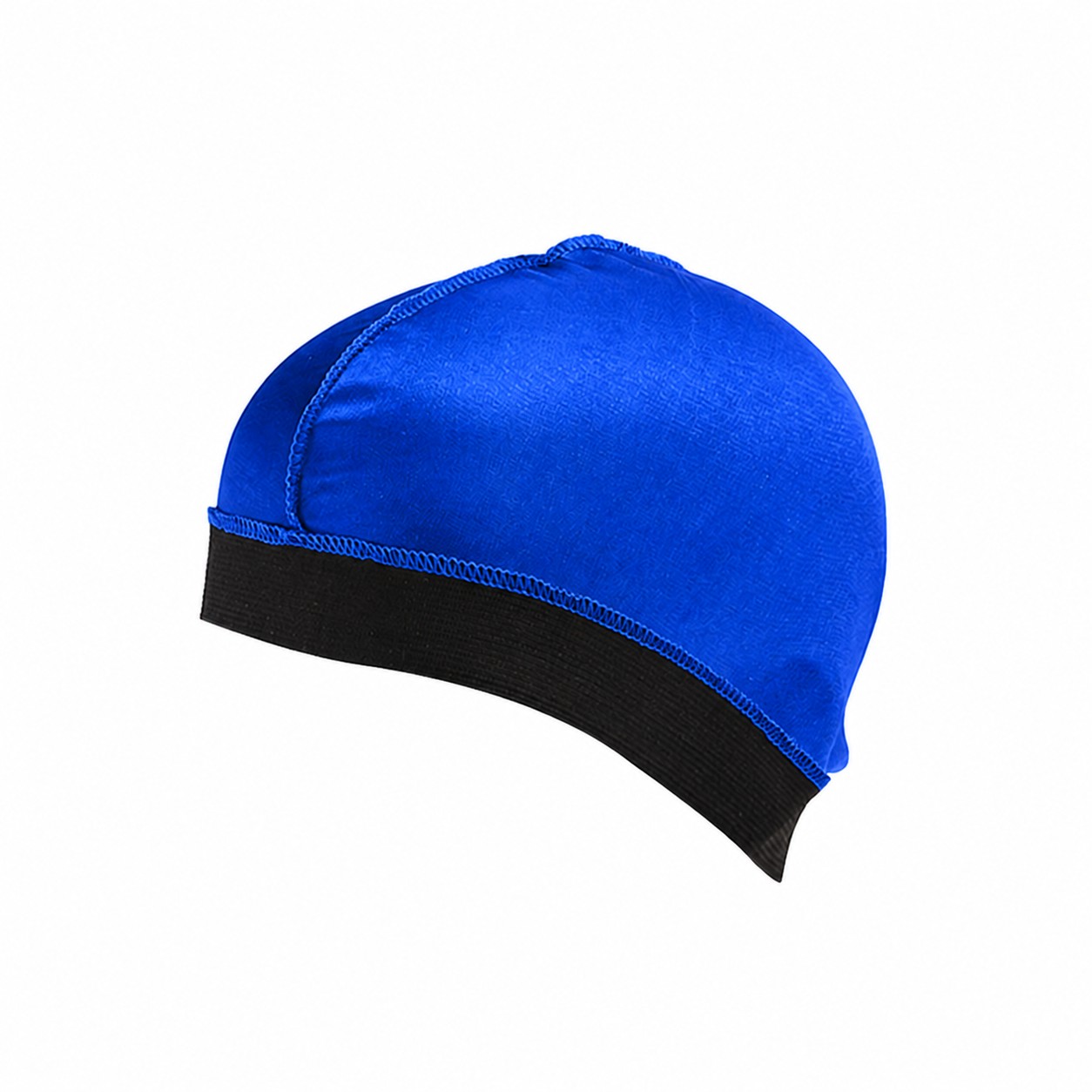 Elastic Polyester Skull Beanie Cap — Royal Blue