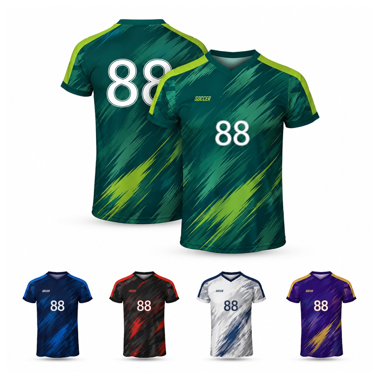 Performance Crew Neck Soccer Jersey