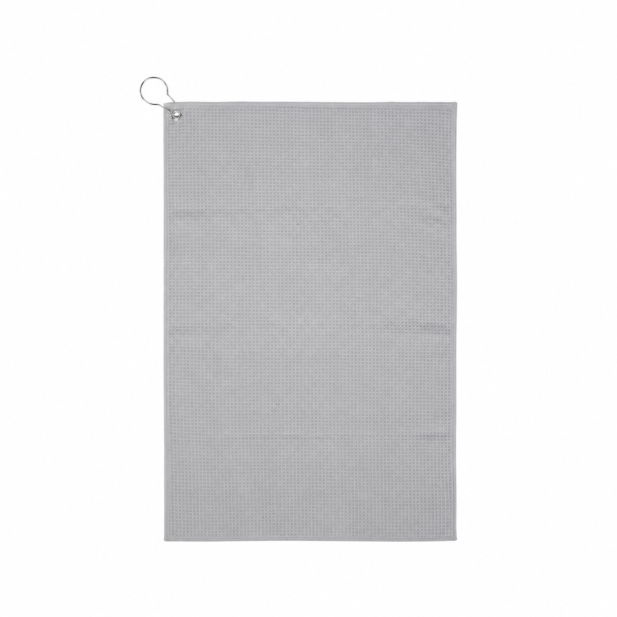 16" Waffle Golf Towel — Silver