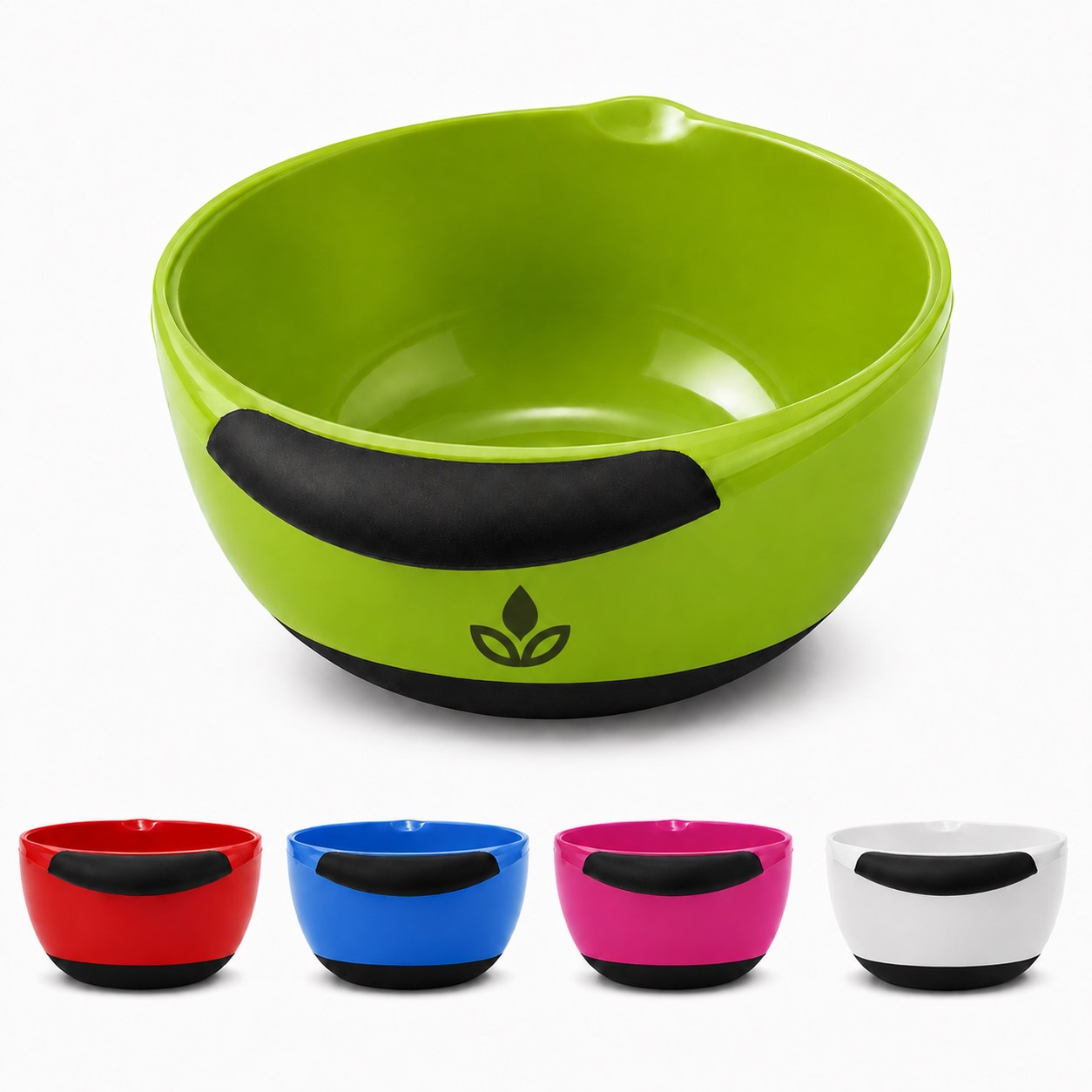 Three Piece Polypropylene Bowl Set With Pour Spout