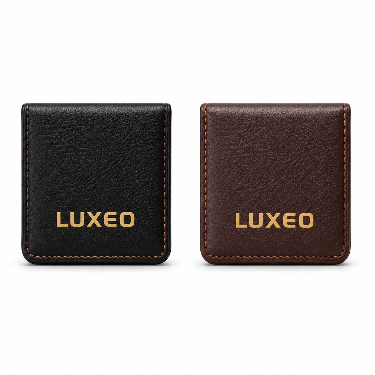 Magnetic Vertical PU Business Card Holder
