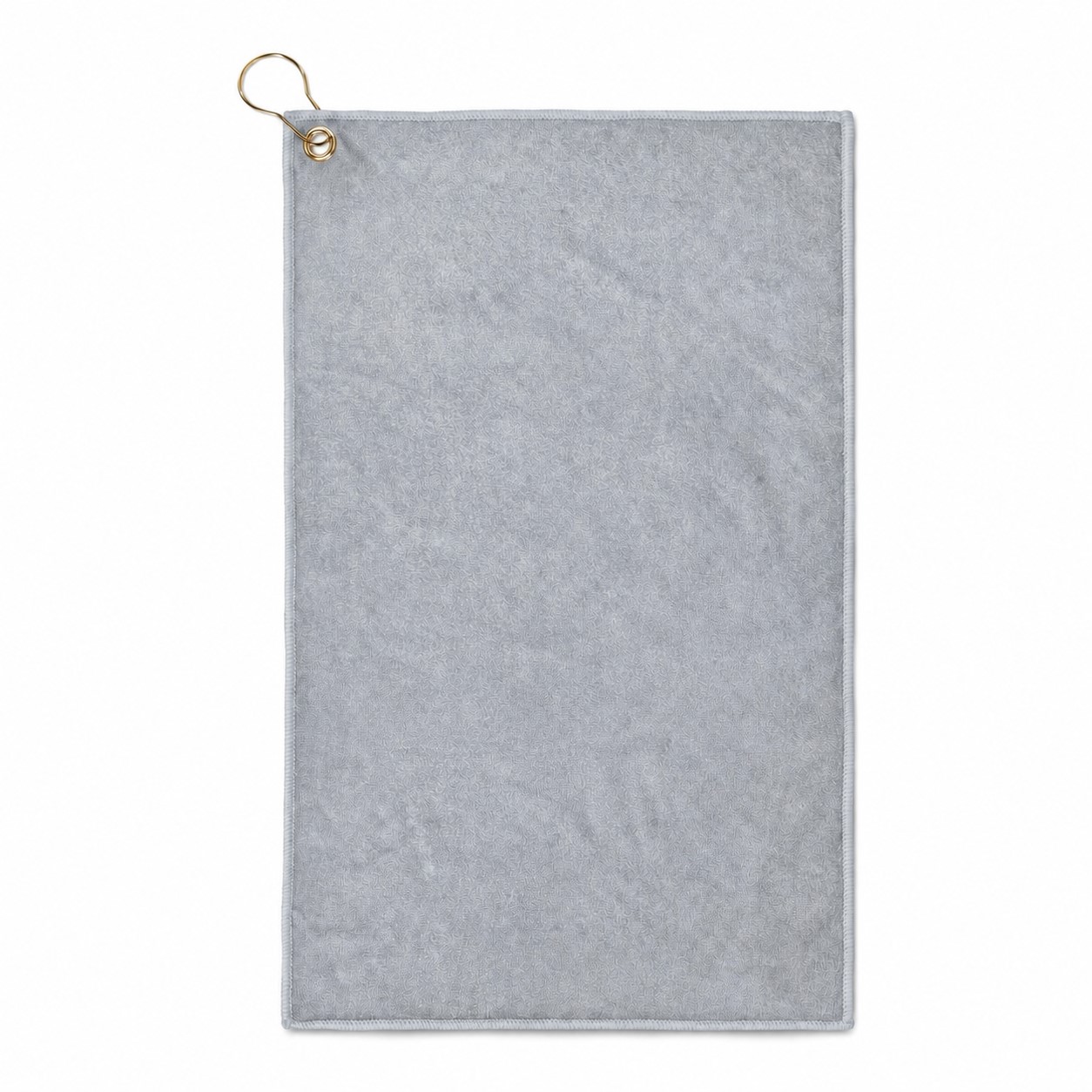 400GSM Microfiber Golf Towel — Nickel Silver