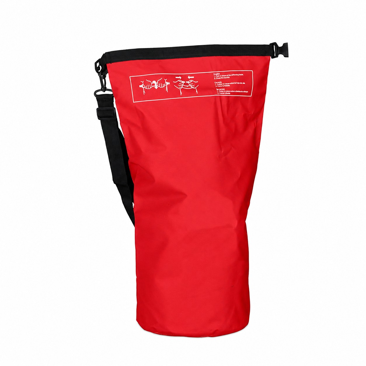 Shoulder Strap Waterproof Dry Bag — Red