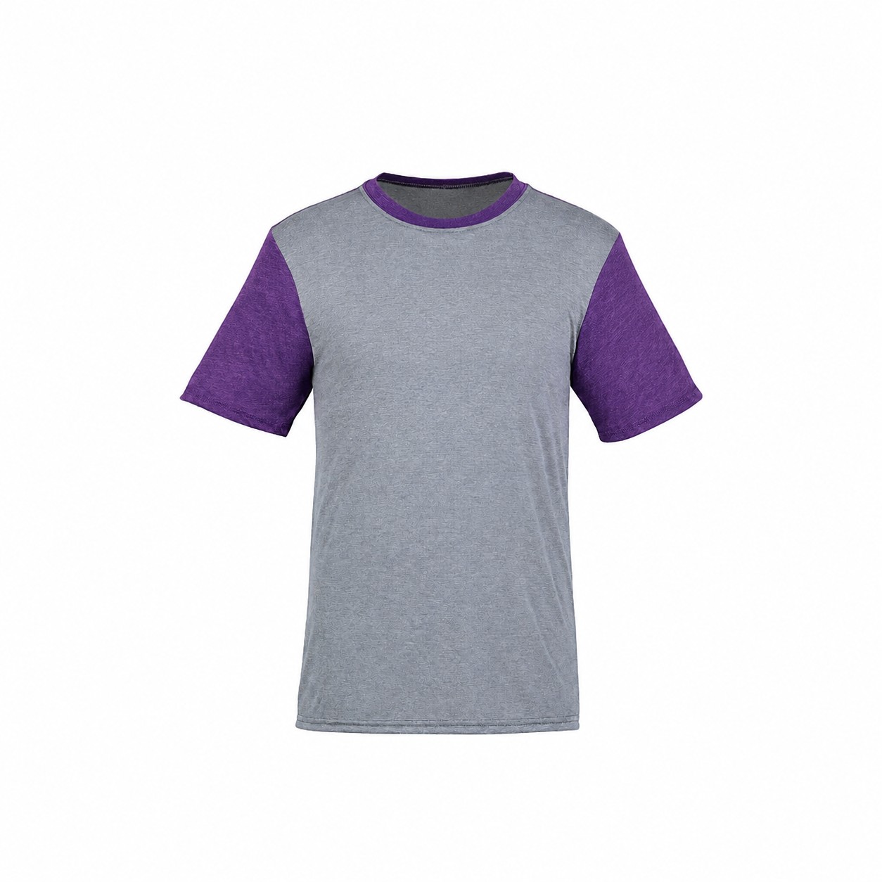 Tri Blend Contrast Ringer Tee — Purple
