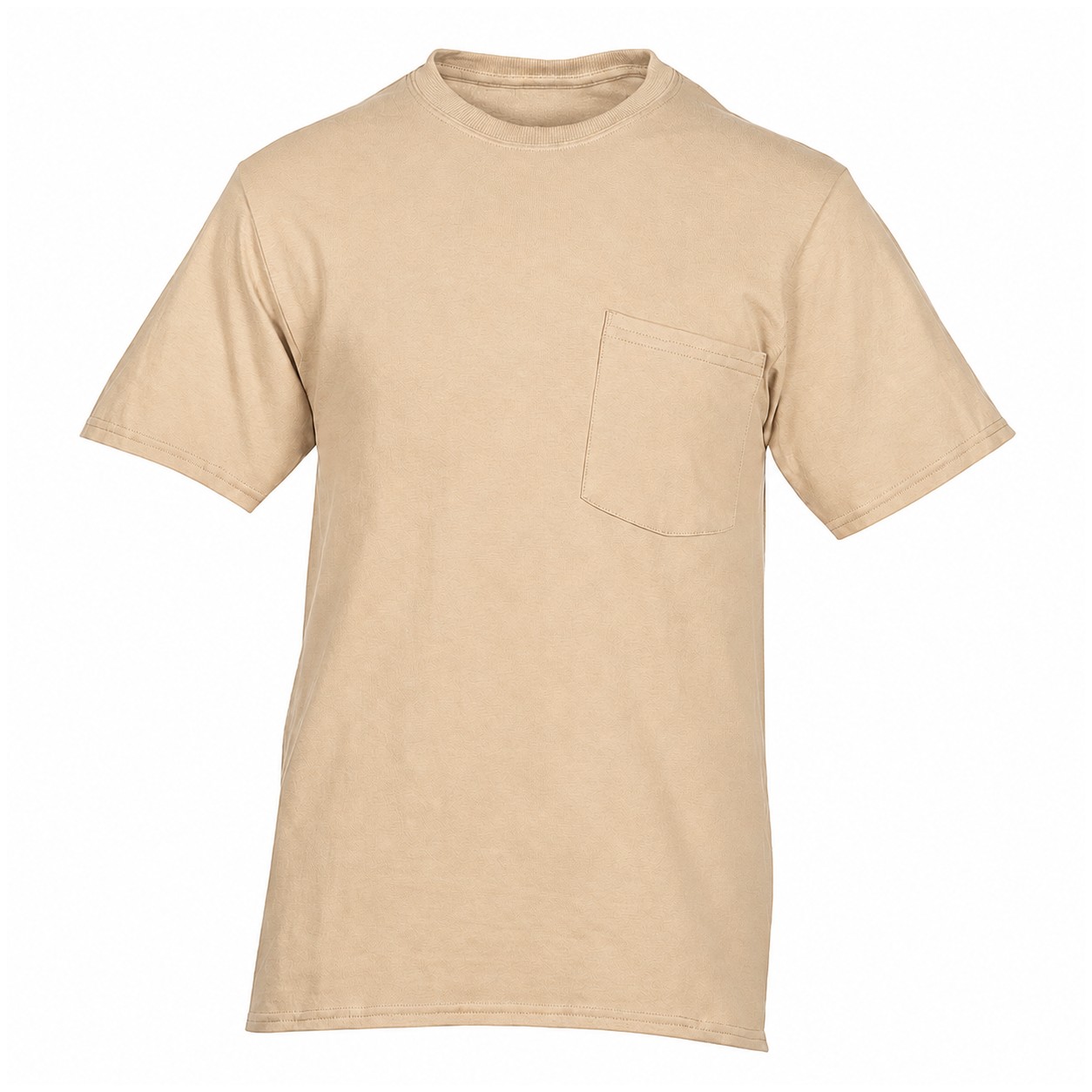 Essential Cotton Pocket Shirt — Beige