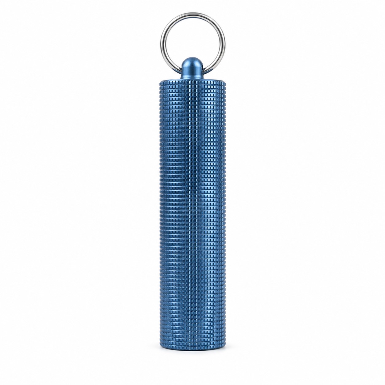 Segmented Aluminum Alloy Capsule Keychain — view 2