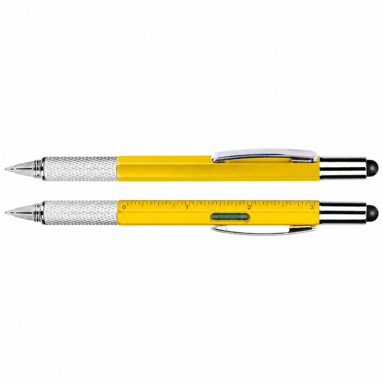 Ruler Stylus ABS Tool Pen — Yellow