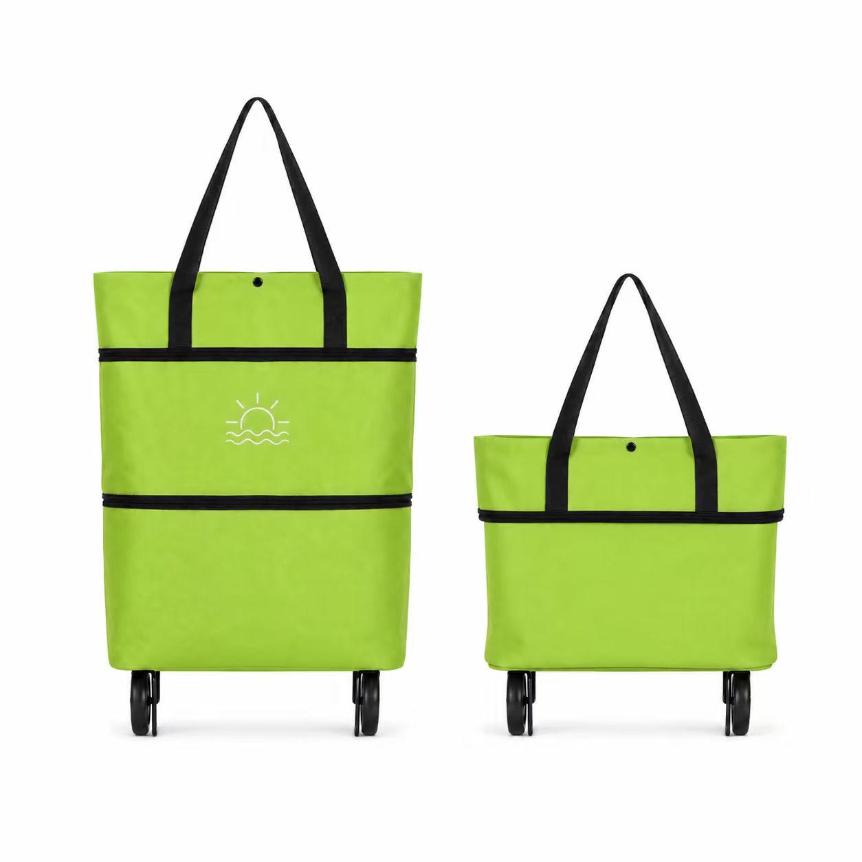 Foldable Oxford Wheeled Shopping Cart