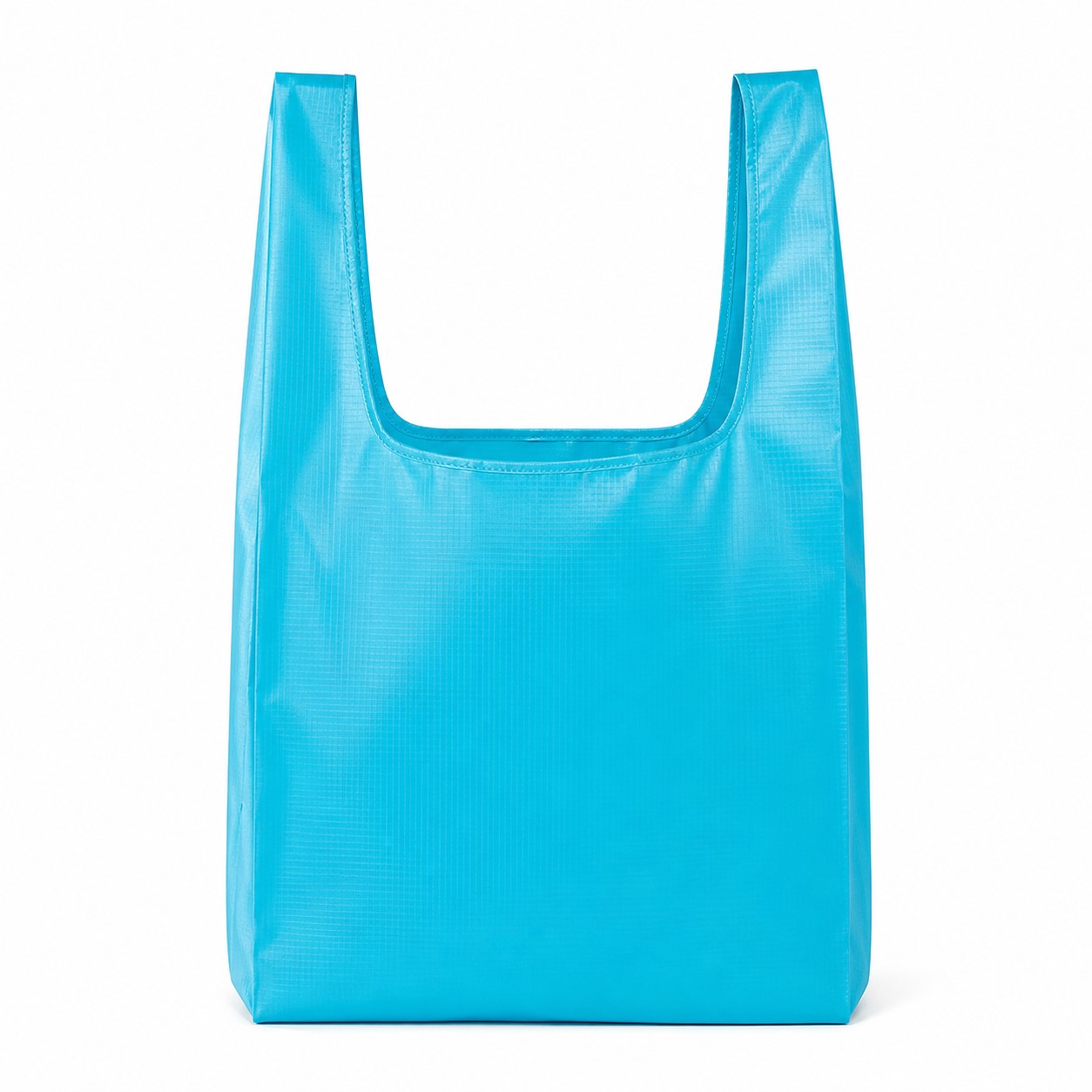 Compact Wide Strap Polyester Grocery Bag — view 2
