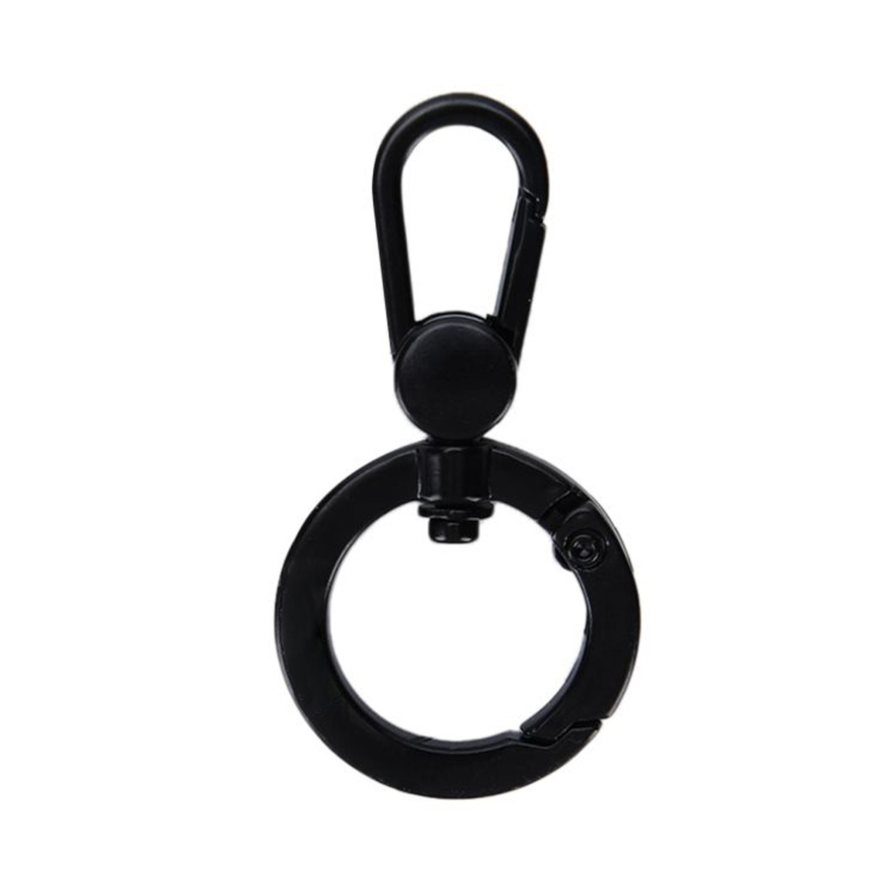 Swivel Clip Metal Key Ring — view 2