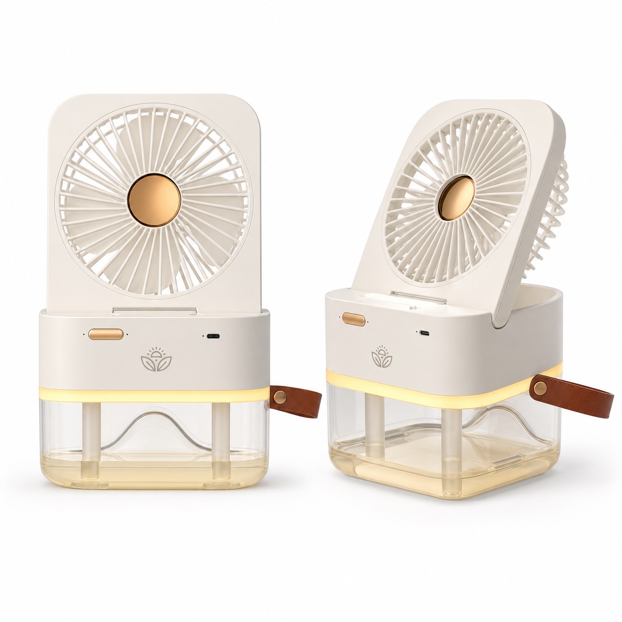 Rechargeable Foldable ABS Misting Fan