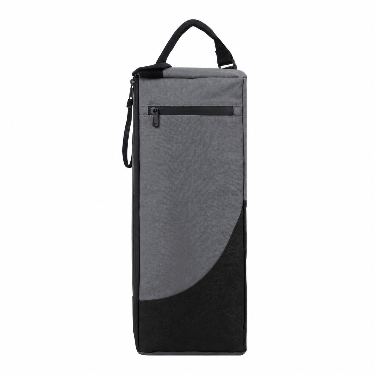 6 Can 600D Polyester Cooler Bag — Black/Gray