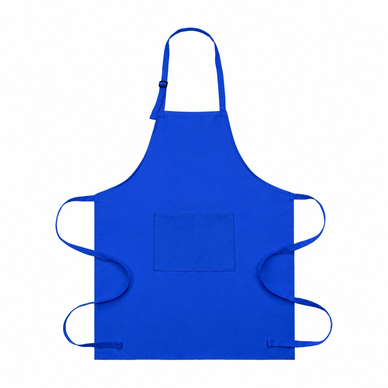 Poly Cotton Two Pocket Apron — Royal Blue