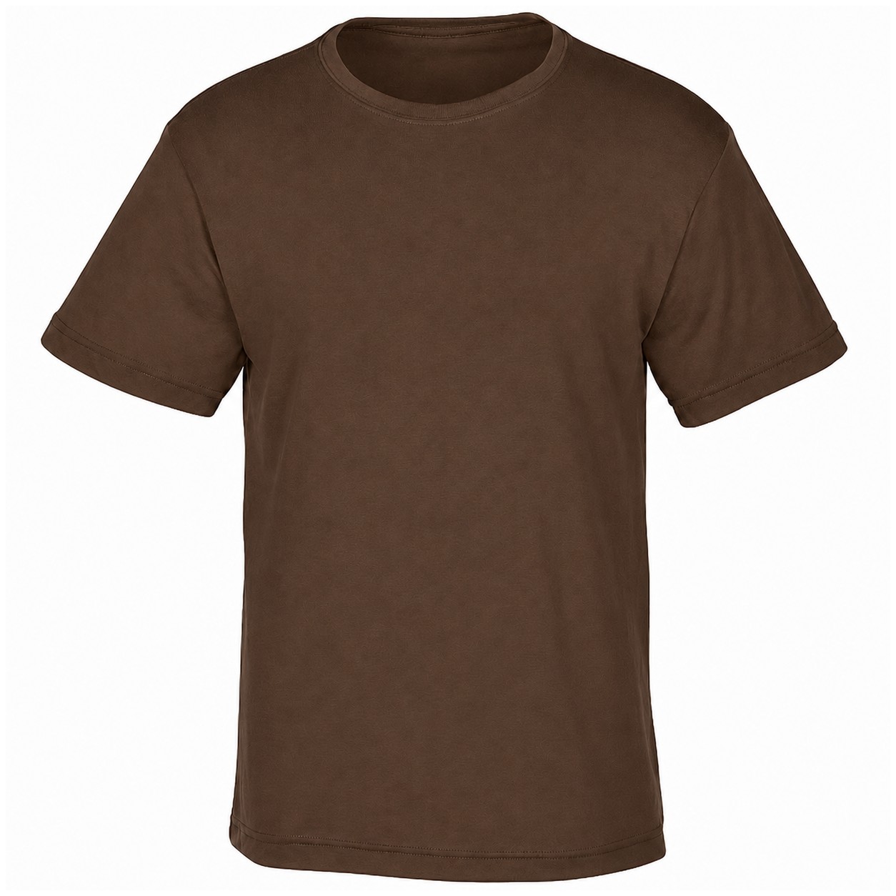 Recycled Tri-Blend Crewneck T-Shirt — Brown