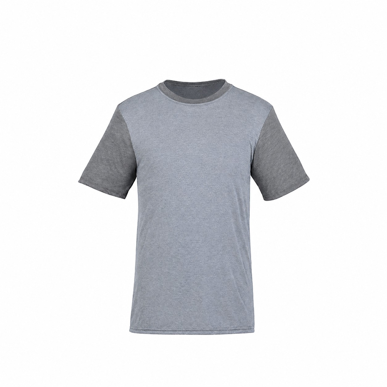 Tri Blend Contrast Ringer Tee — Gray