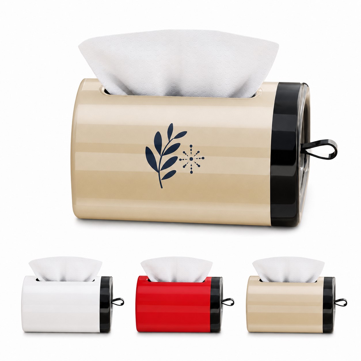 Retro Plastic Tissue Box Holder