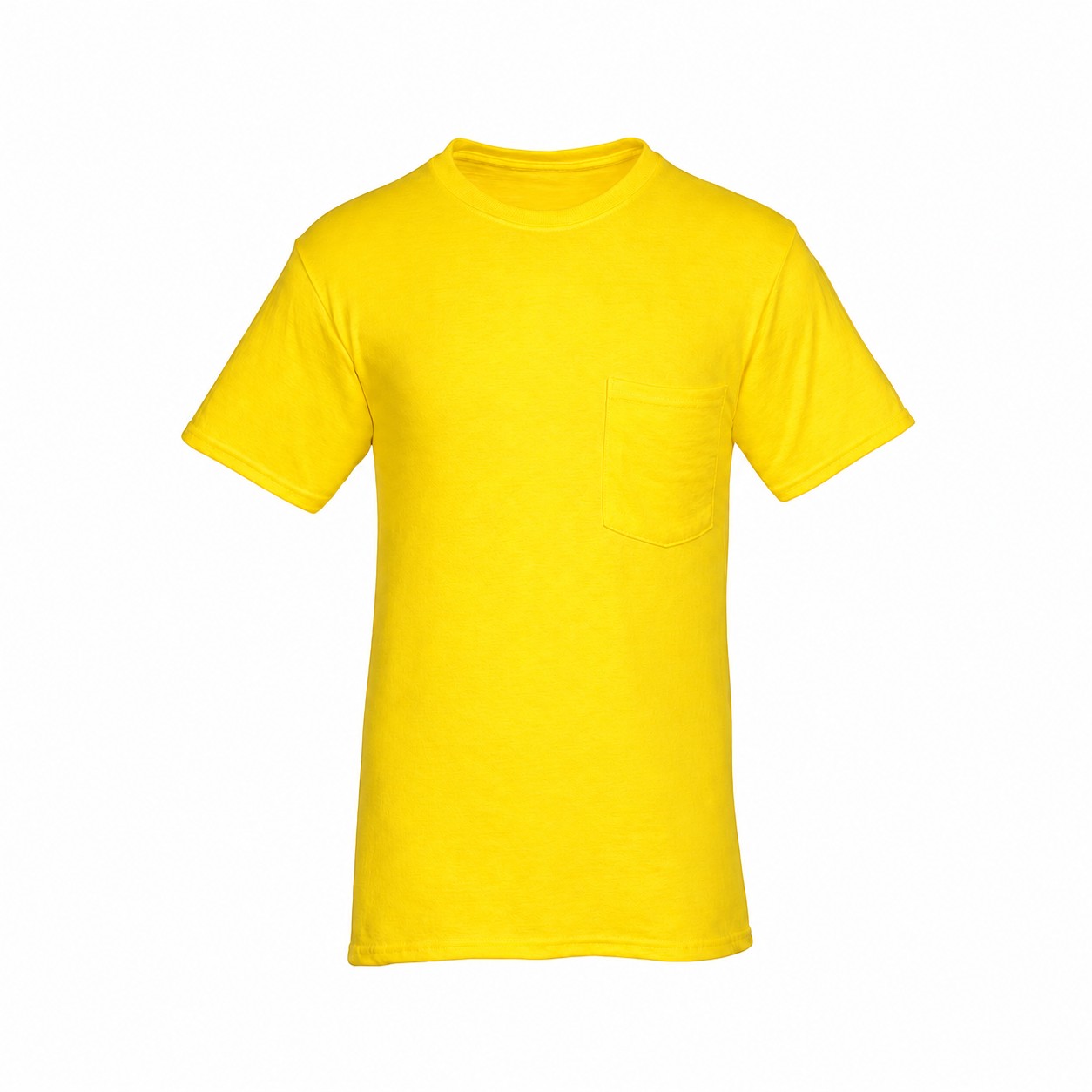 Moisture Wicking Pocket Tee — Yellow