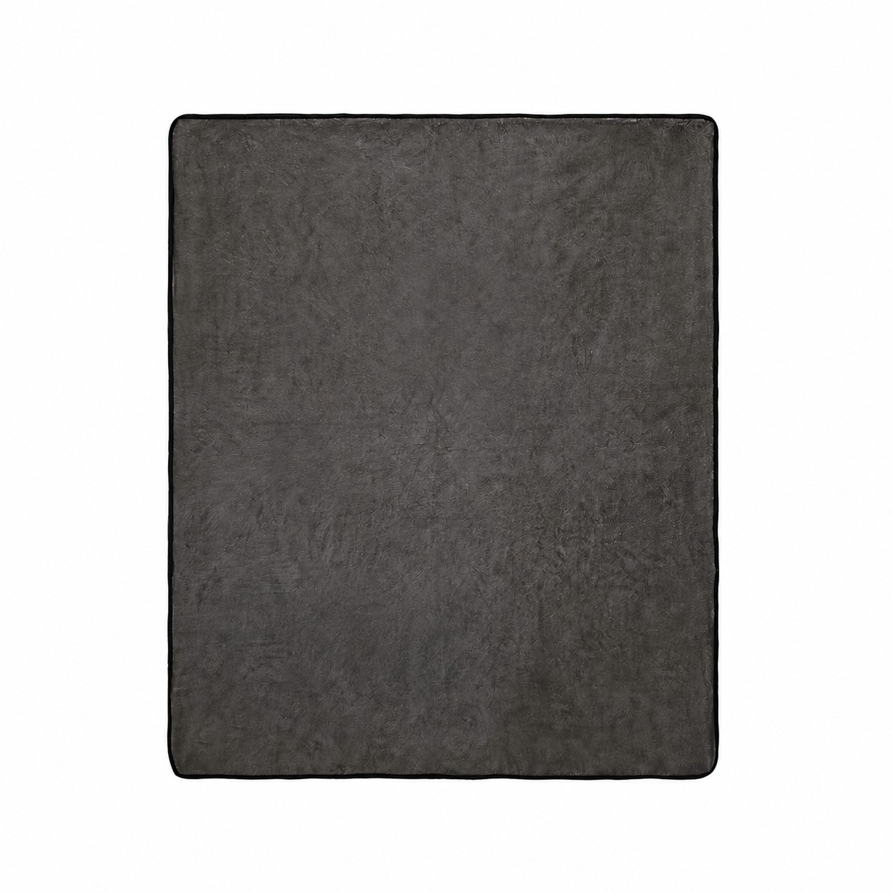 Soft Plush Flannel Throw Blanket — Pewter Gray