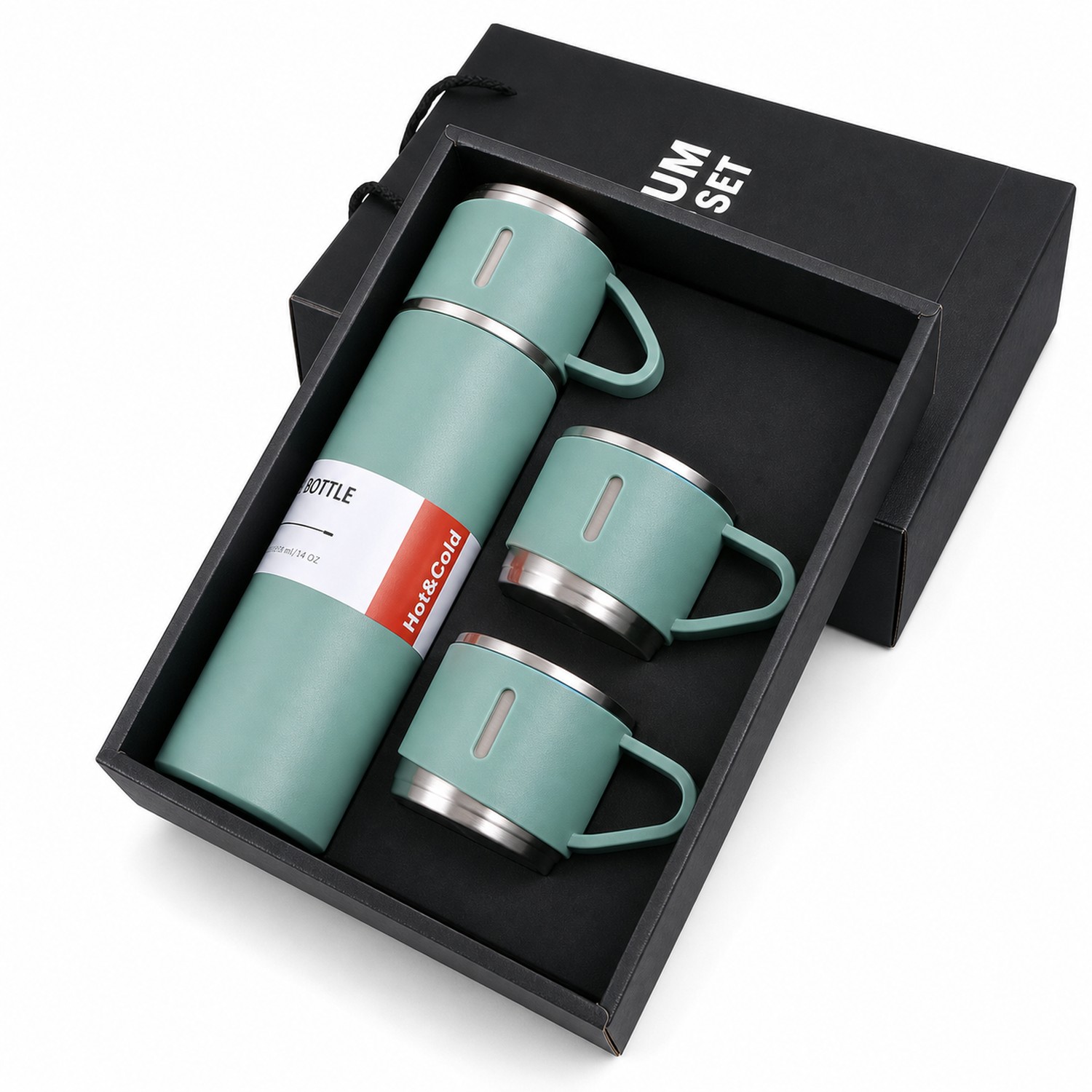 Stainless Steel Insulated Mug Set — view 2