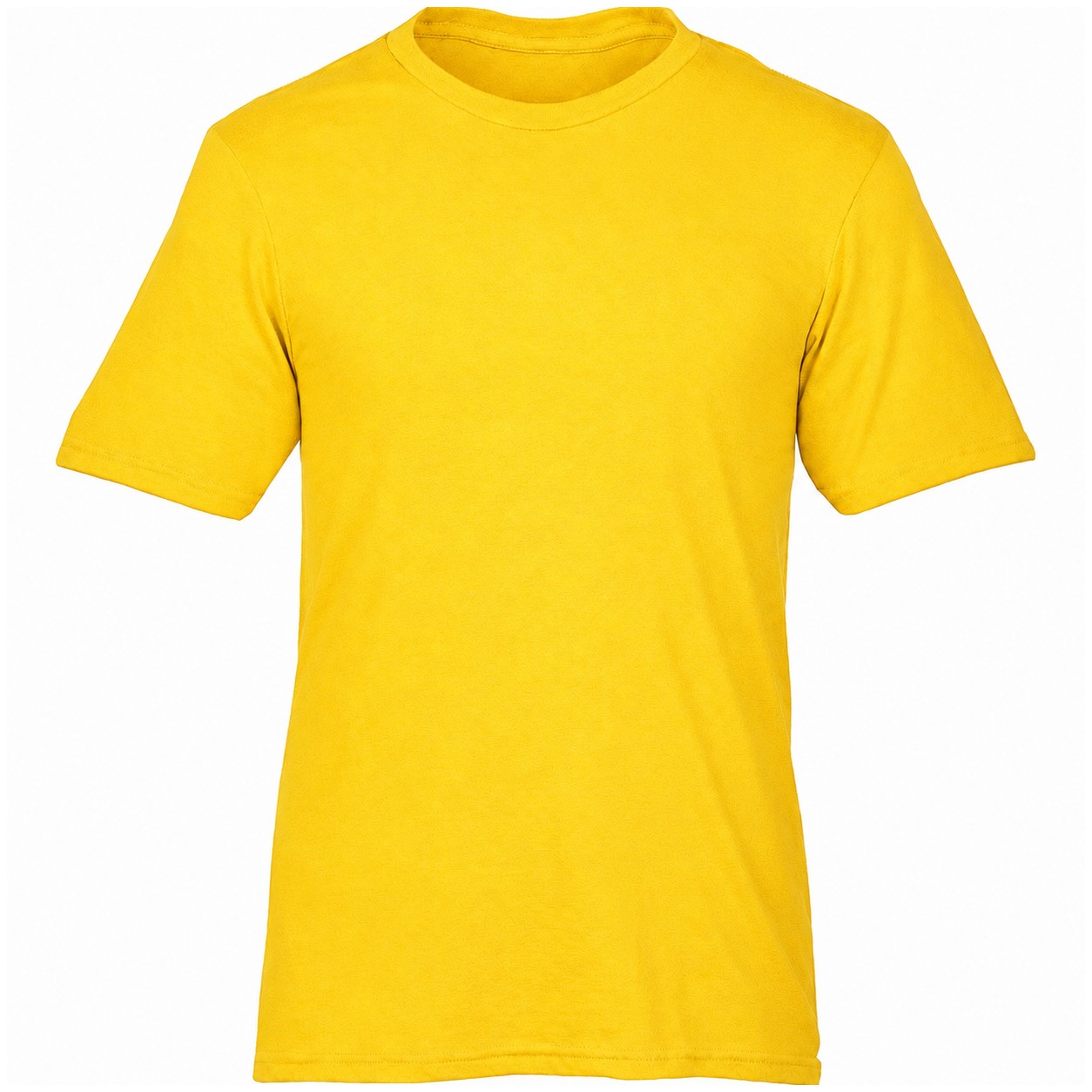 Men's Combed Ringspun Cotton T-Shirt — Yellow