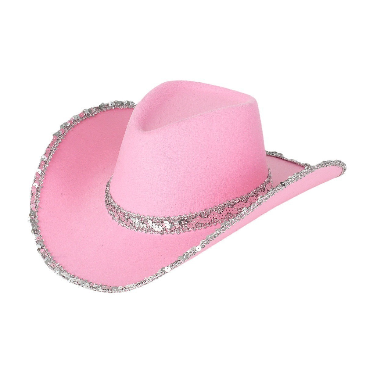 Polyester Sequin Cowboy Hat — view 2