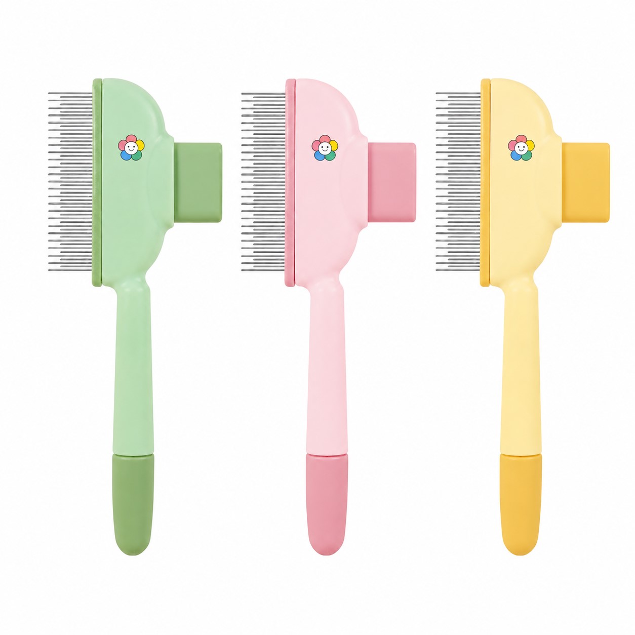 Dual Length Steel Pin Pet Grooming Comb