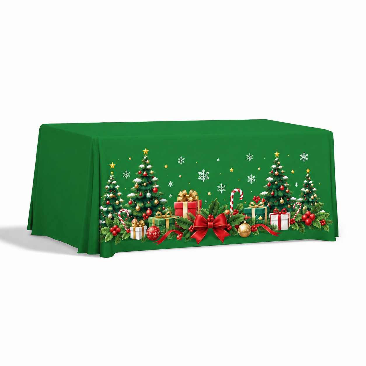 Draped 6' Polyester Table Cover