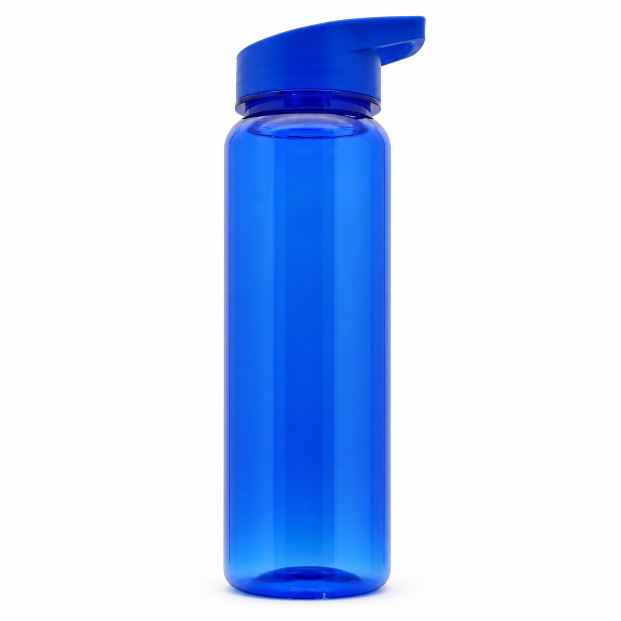 Transparent 24 Oz PS Flip Straw Bottle — view 2