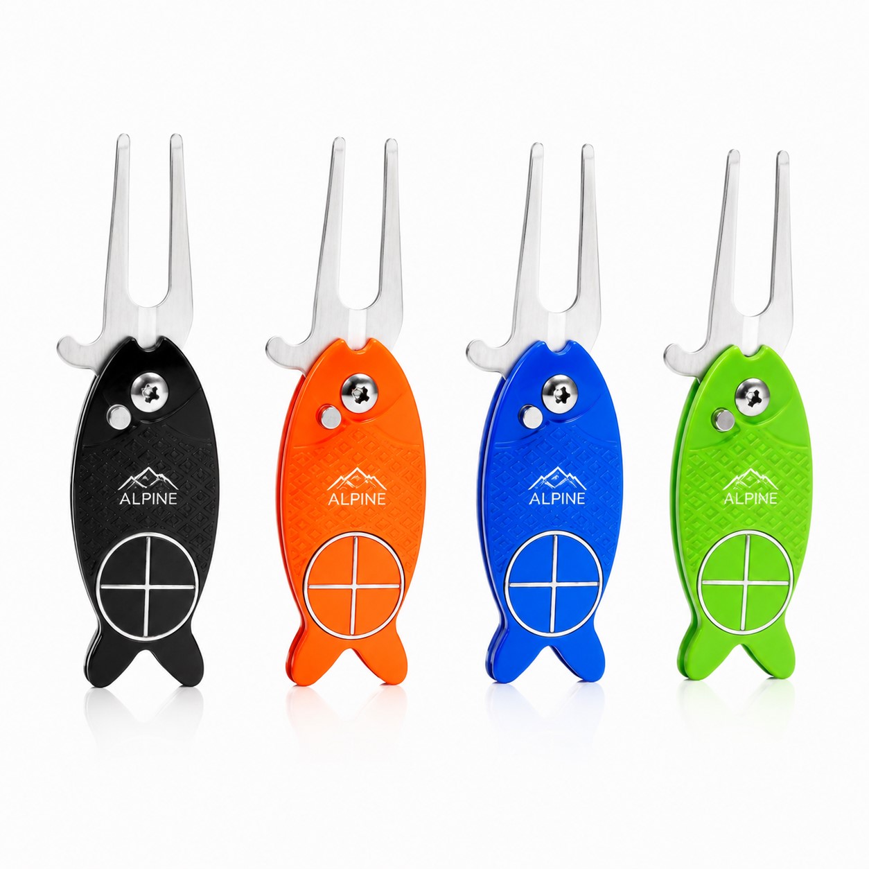 Fish Shaped Stainless Steel Divot Tool