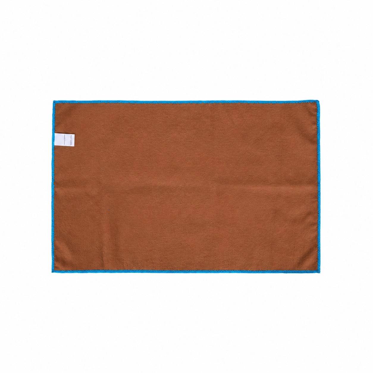 Microfiber Rally Towel With Stitched Edge — Copper Brown