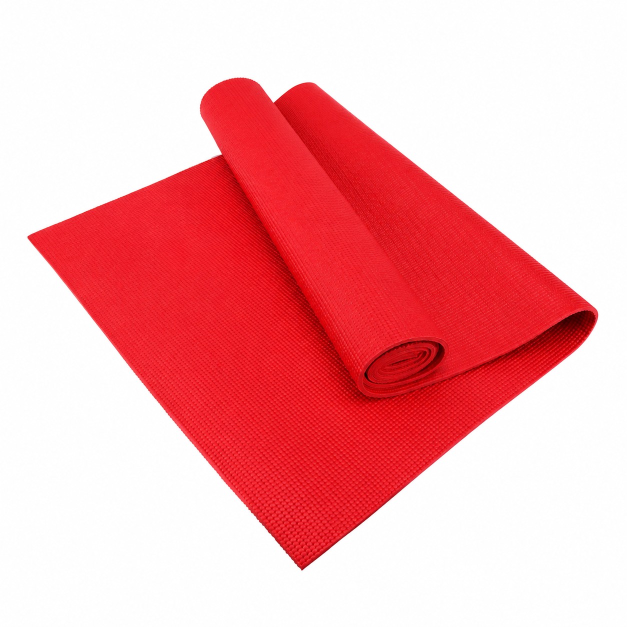 Full Length PVC Exercise Mat — Red