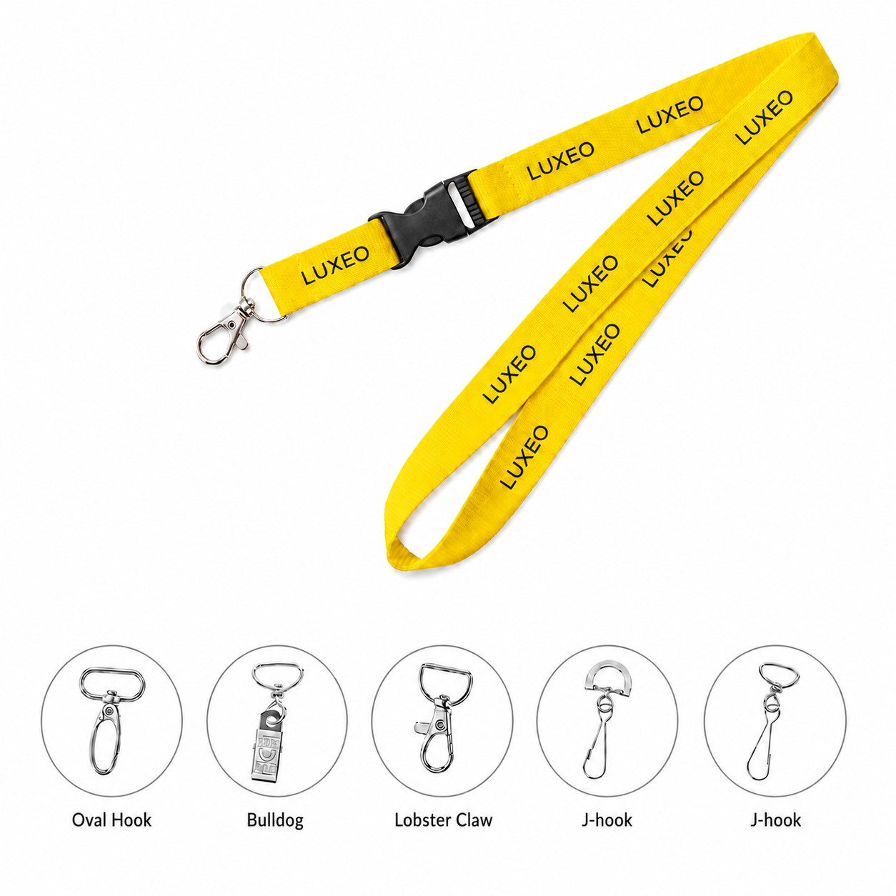 Polyester Lanyard With Slide Buckle Release