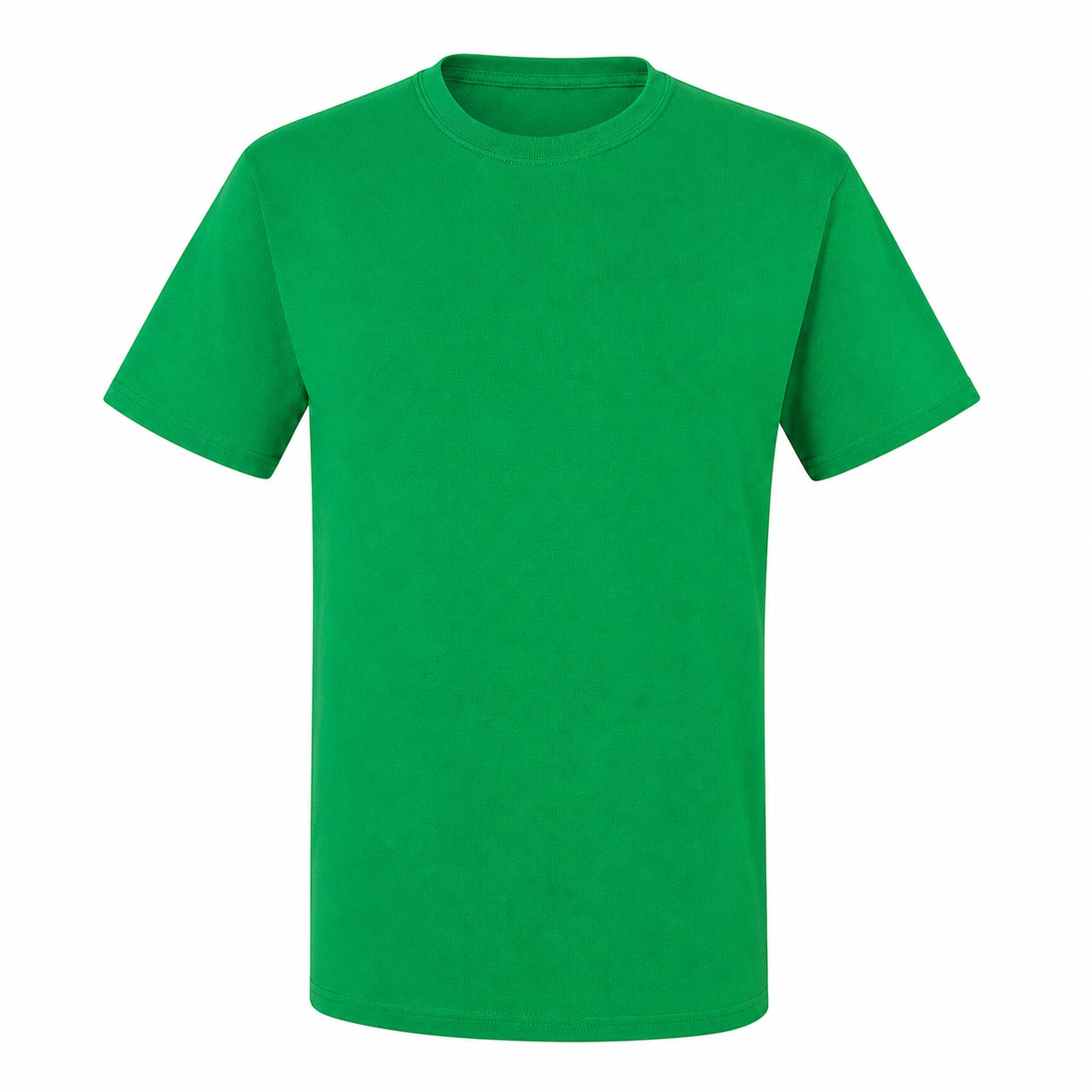 Cotton Polyester Moisture-Wicking T-Shirt — Green