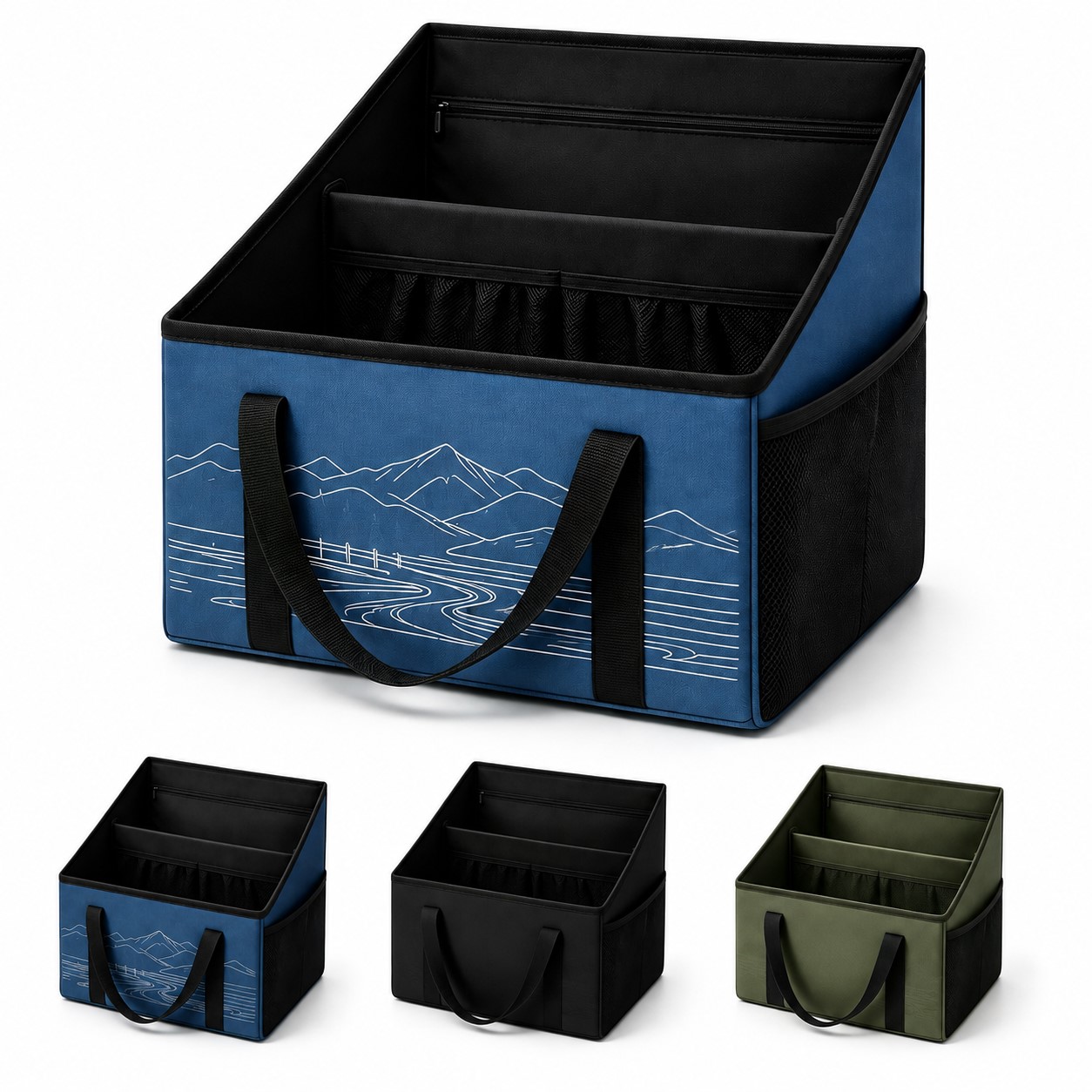 Divided Oxford Fabric Storage Organizer