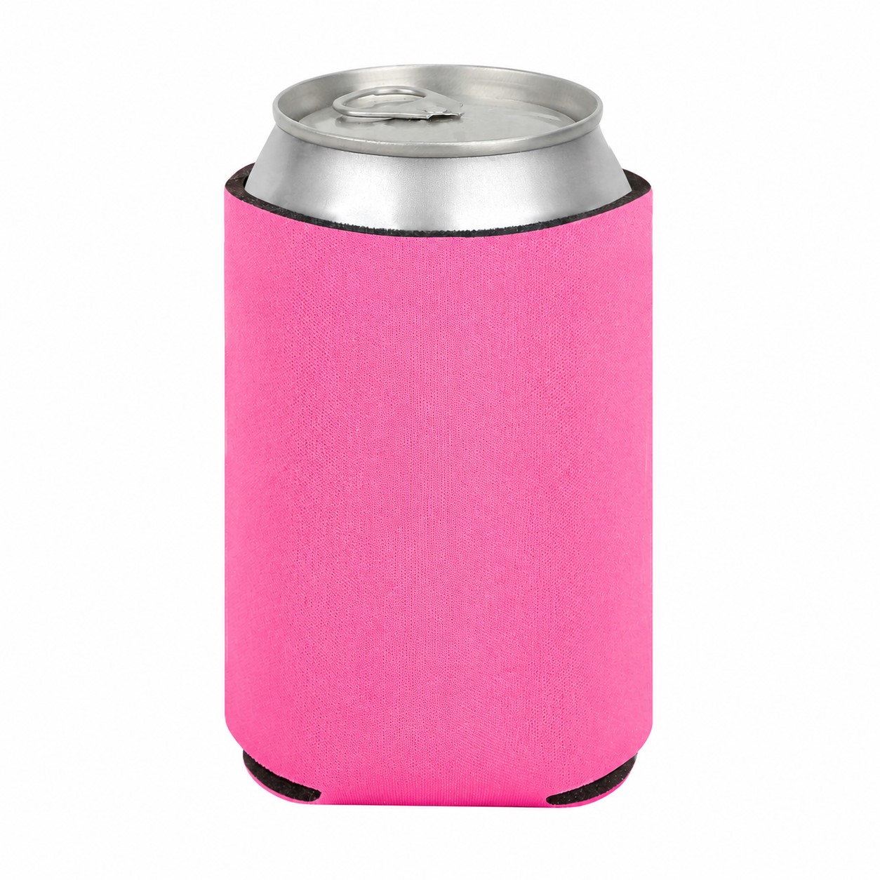 Foam Can Beverage Insulator — Pink
