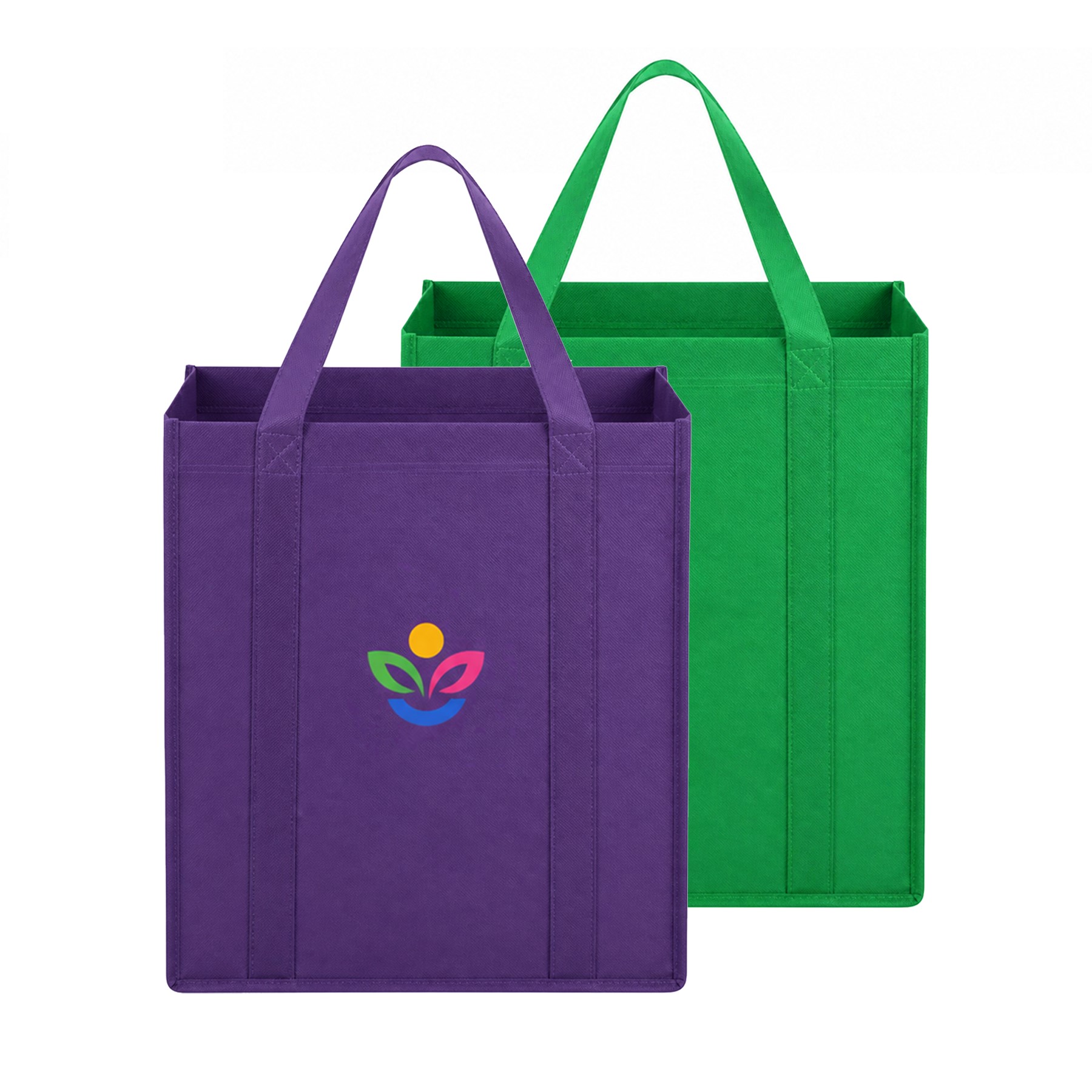 Tall Polyester Reusable Shopping Tote