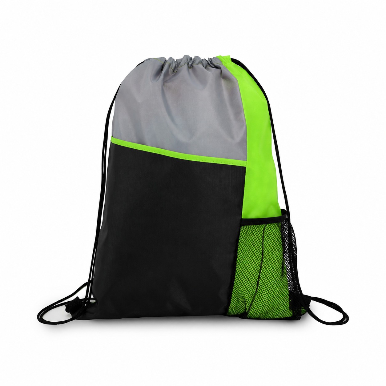Slant Pocket Drawstring Backpack — view 3