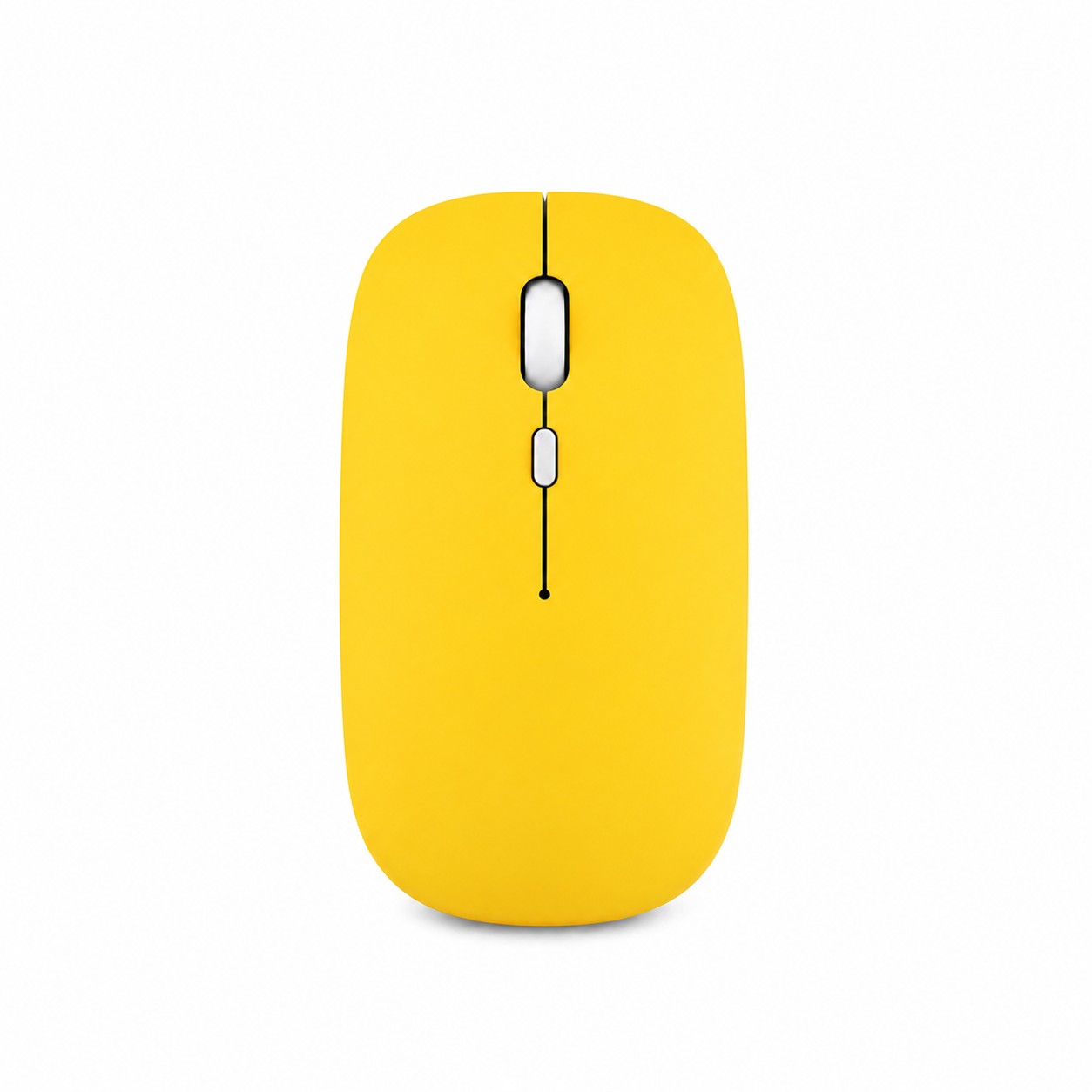 Rechargeable Wireless Bluetooth Mouse — Yellow