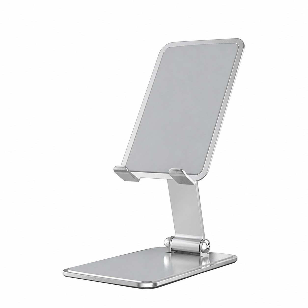 Adjustable Metal Device Stand — Silver