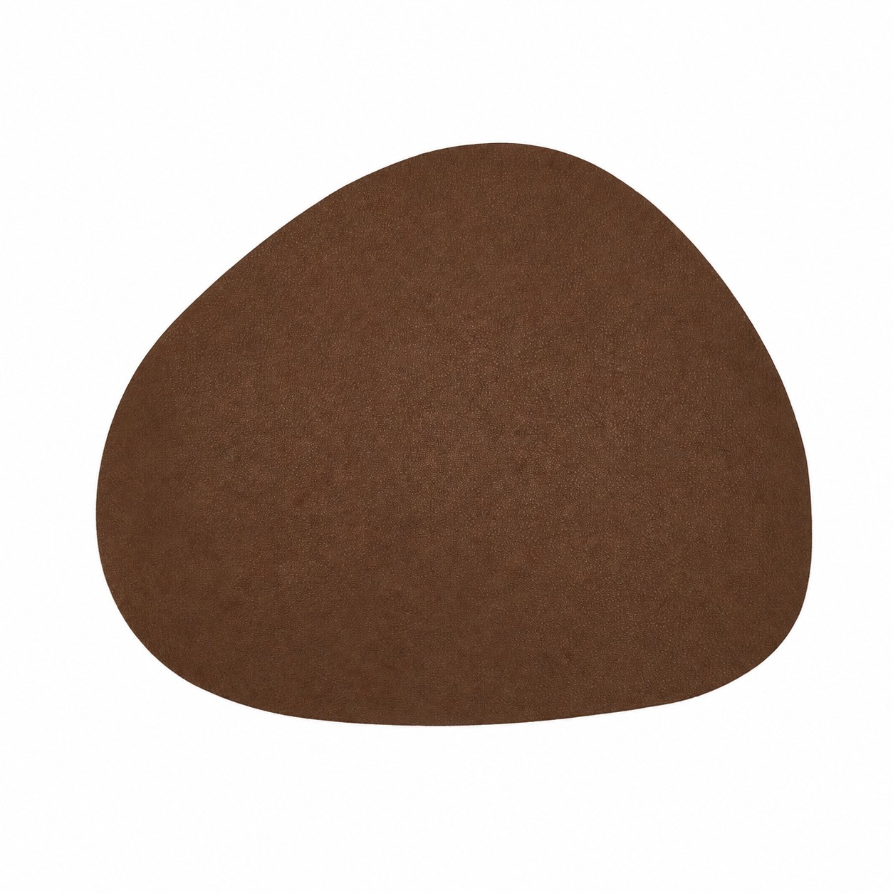 Curved Double-Sided PU Mouse Pad — Brown