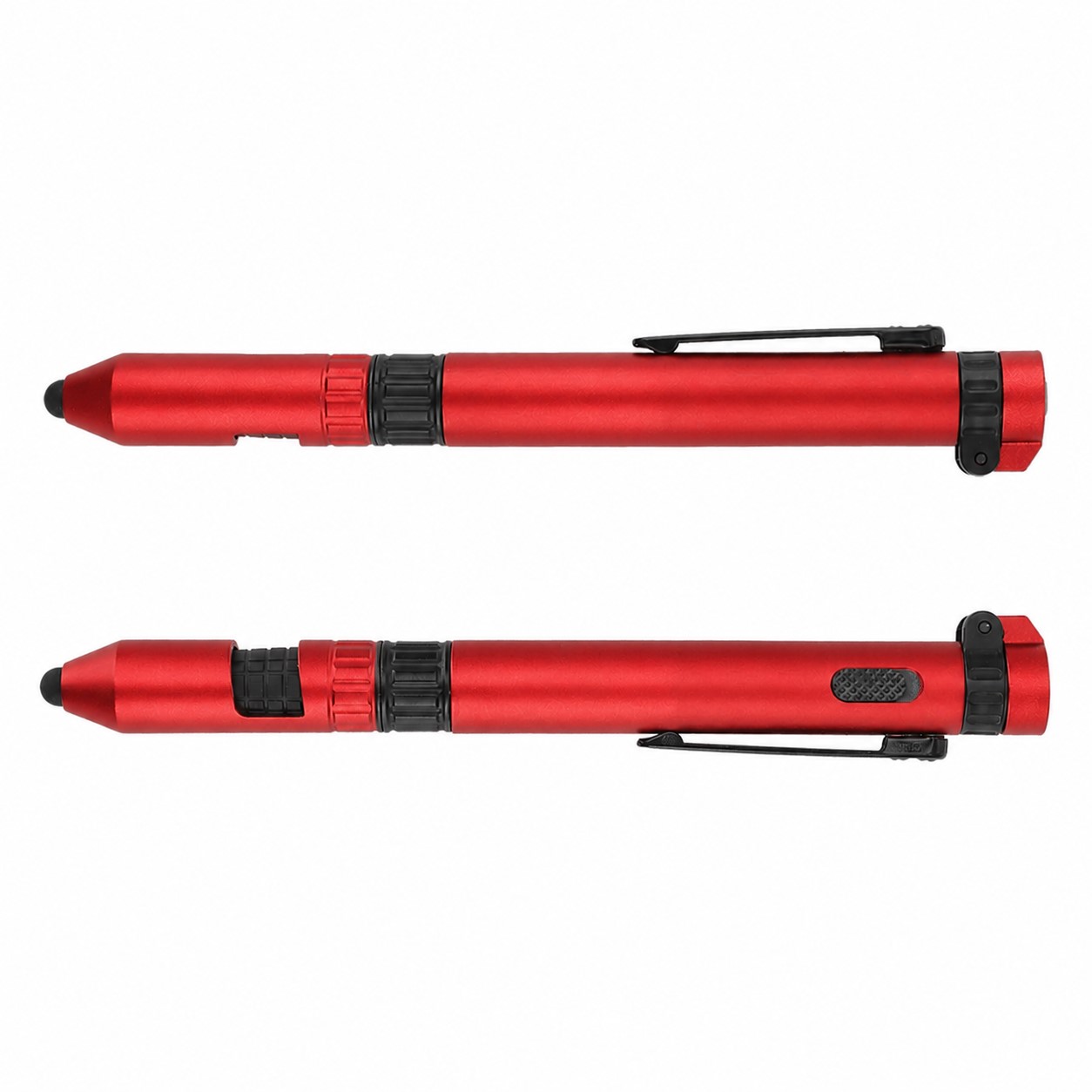 7-in-1 ABS Plastic Multi-Tool Pen — Red