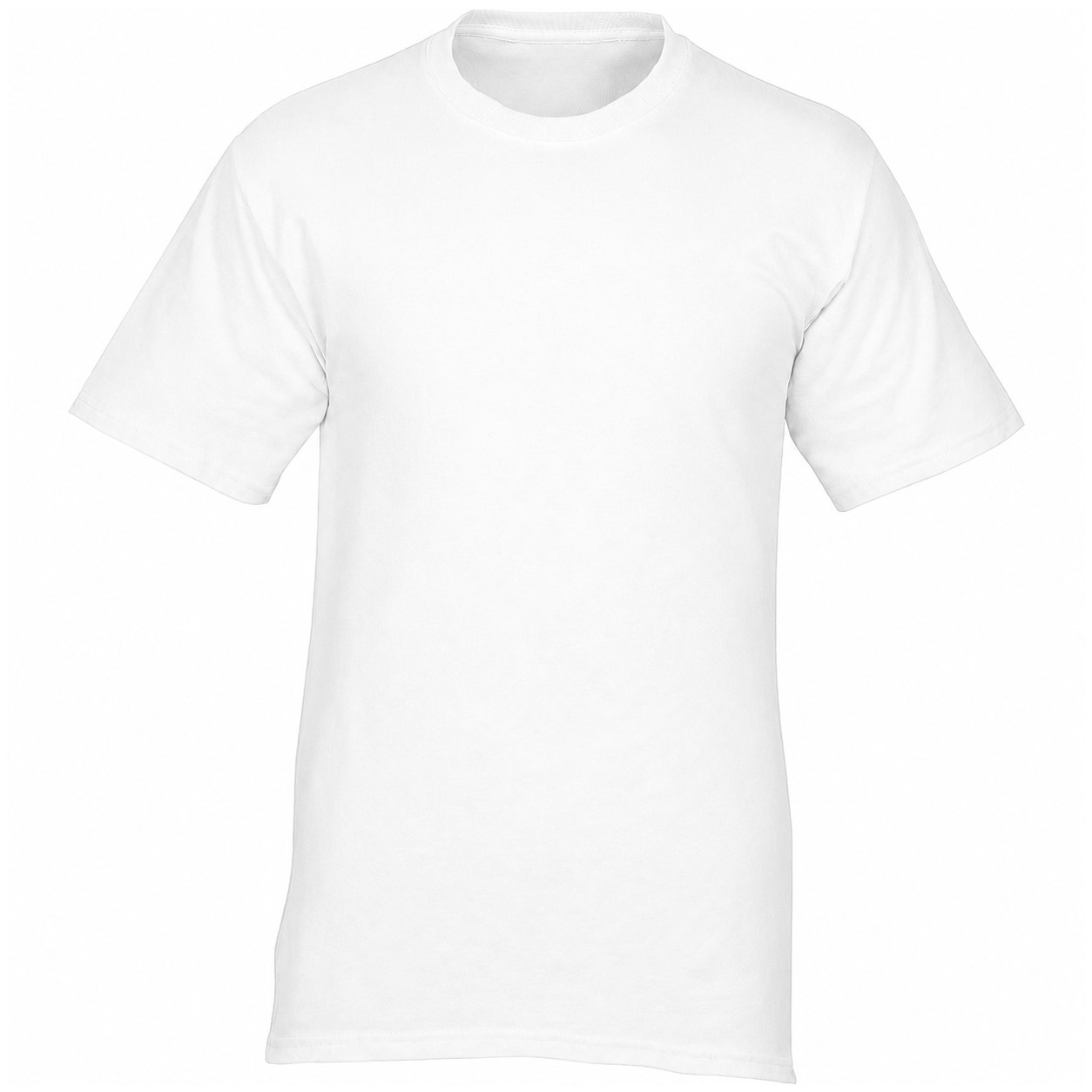 Cotton Short Sleeve Crewneck Shirt — White