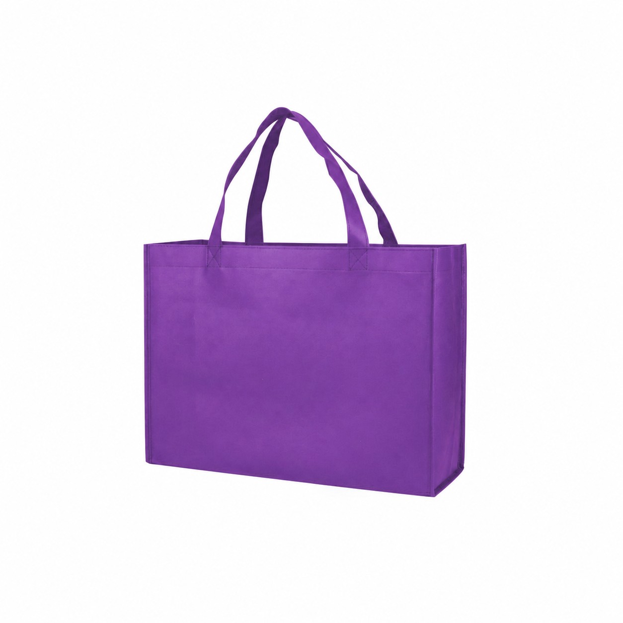 80GSM Non-Woven Shopping Tote Bag — Purple