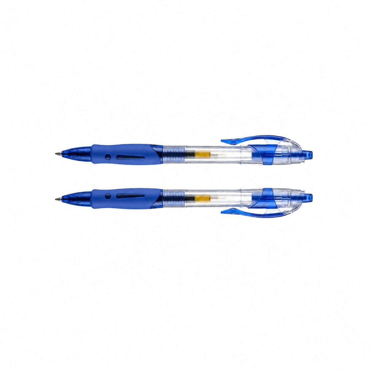 Retractable Gel Pen Rubber Grip — Blue
