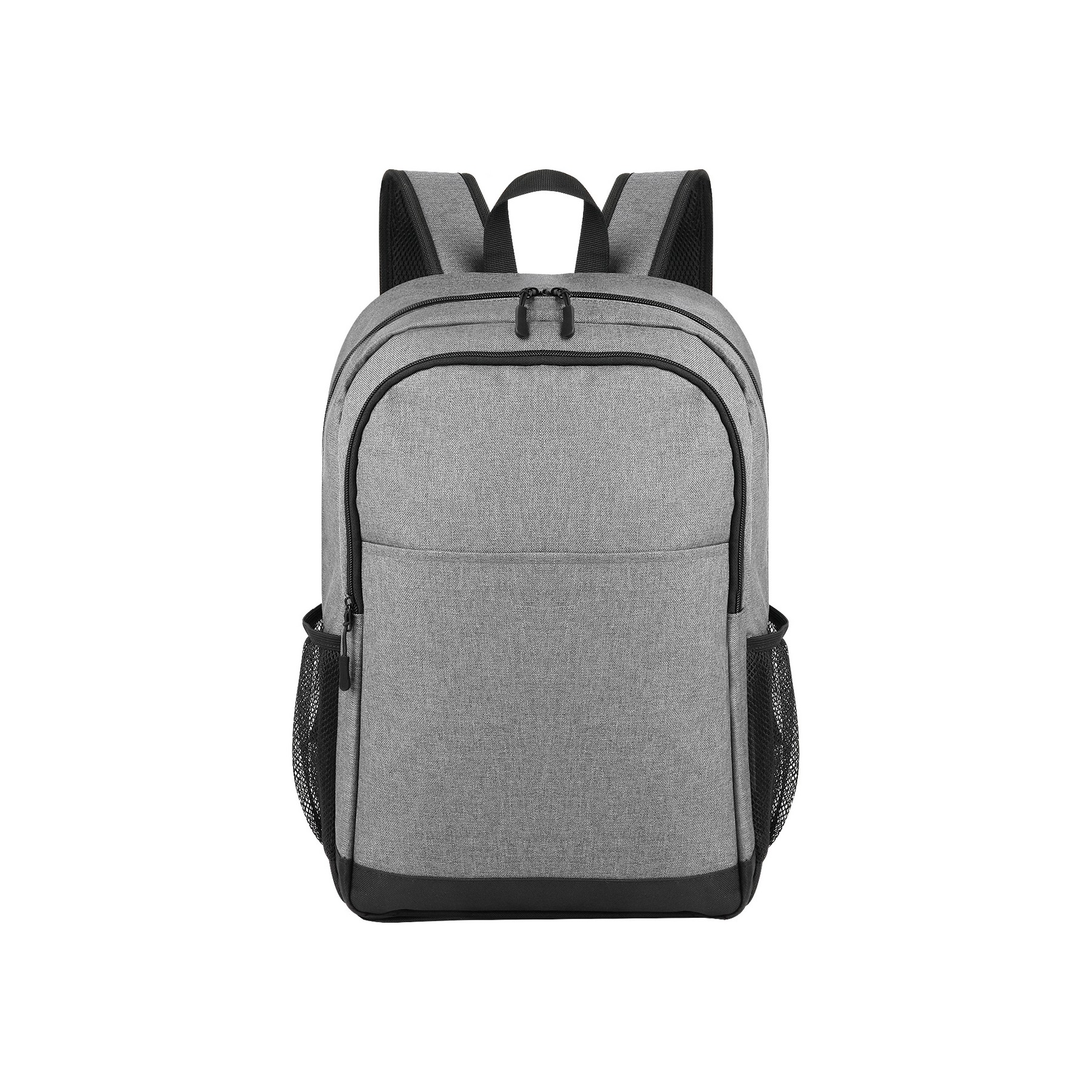 600D Polyester Gray Laptop Backpack — view 2