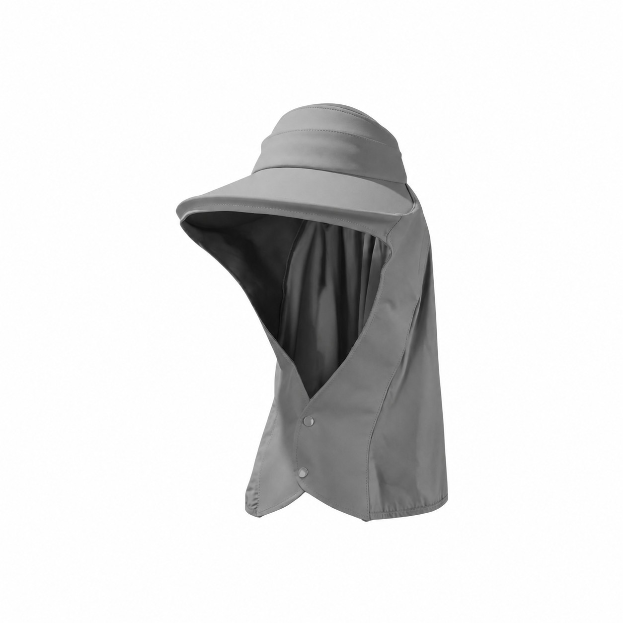 Spandex Drape Cover Sun Visor — Gray