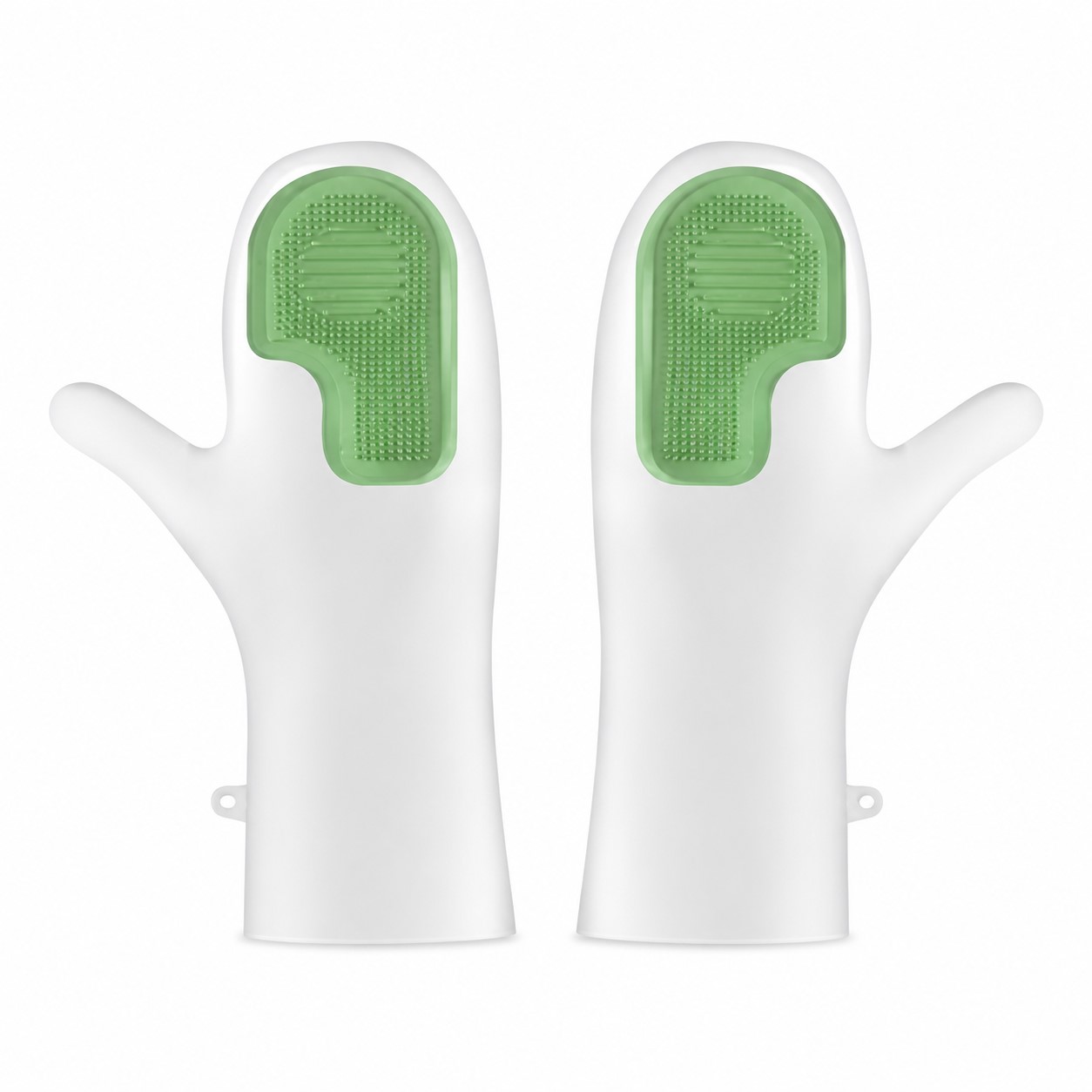 Textured Scrub Pad PVC Cleaning Gloves — view 2