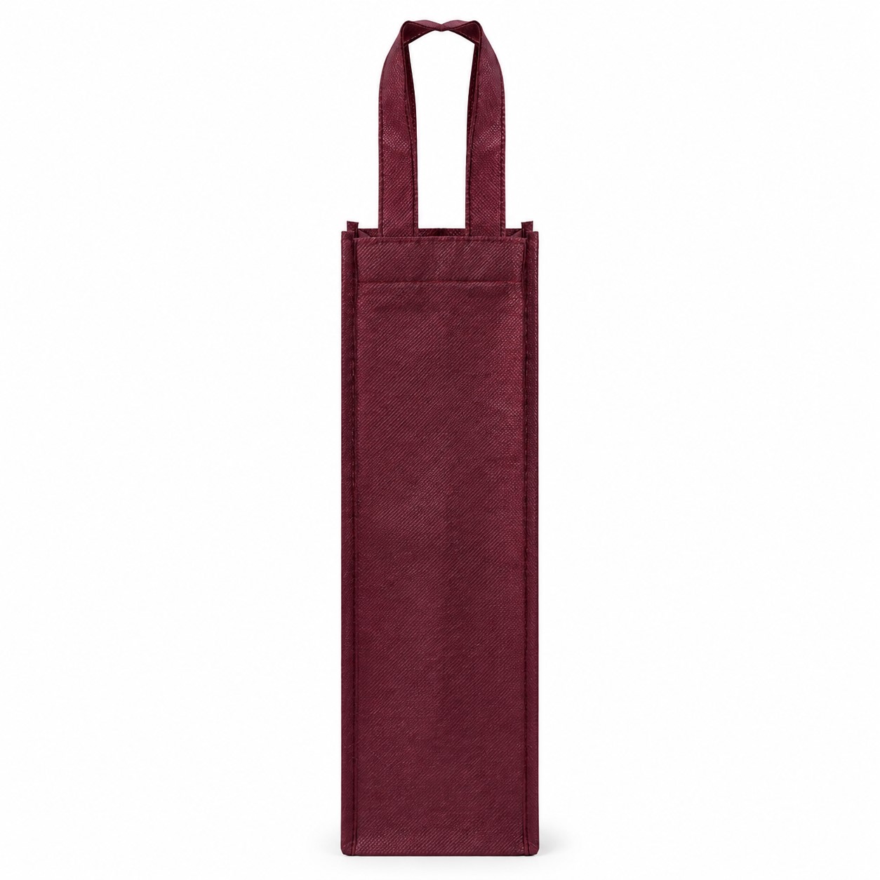 80 GSM Polyester Single Bottle Wine Tote — view 2
