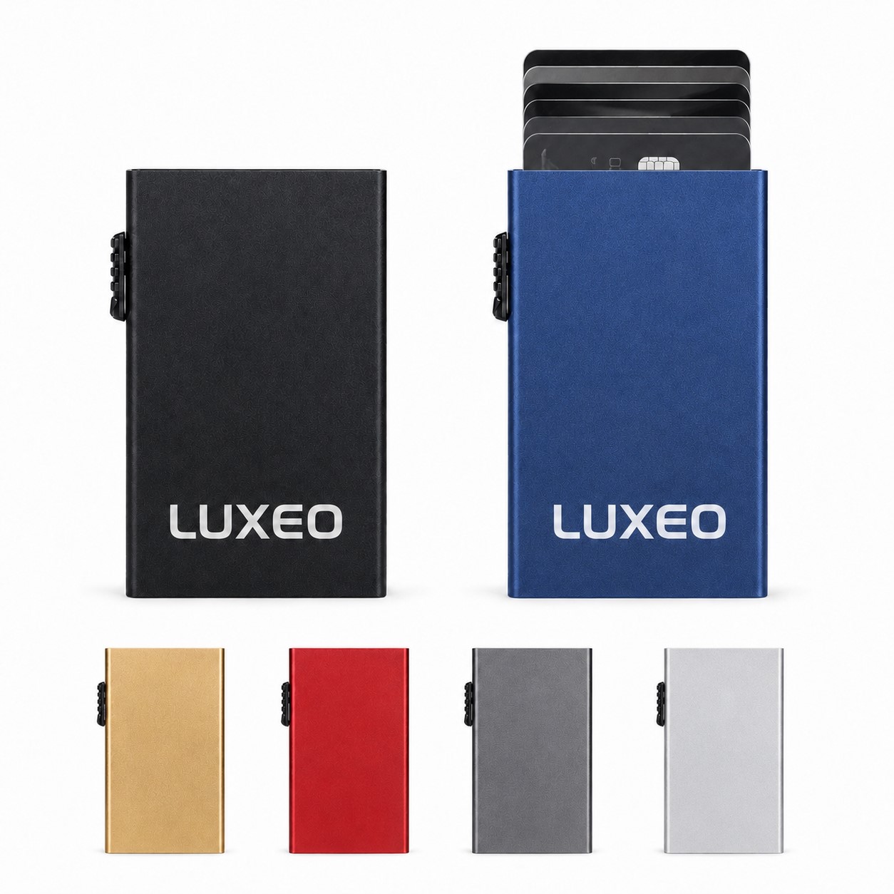 Six Card Aluminum Pop Up Wallet