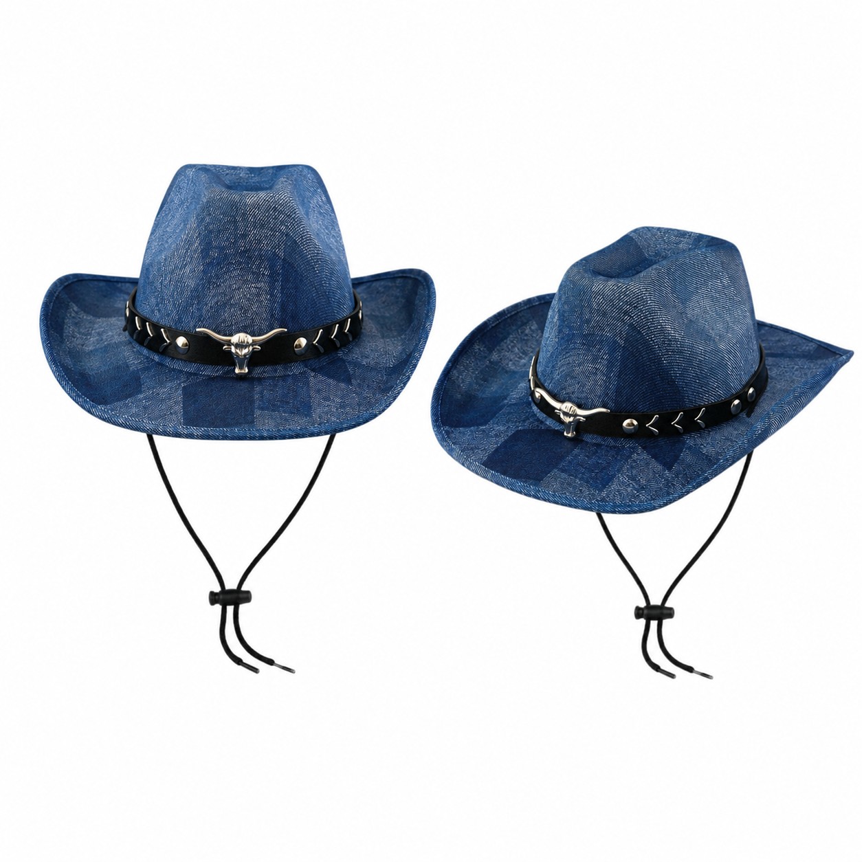 Polyester Bull Accent Cowboy Hat